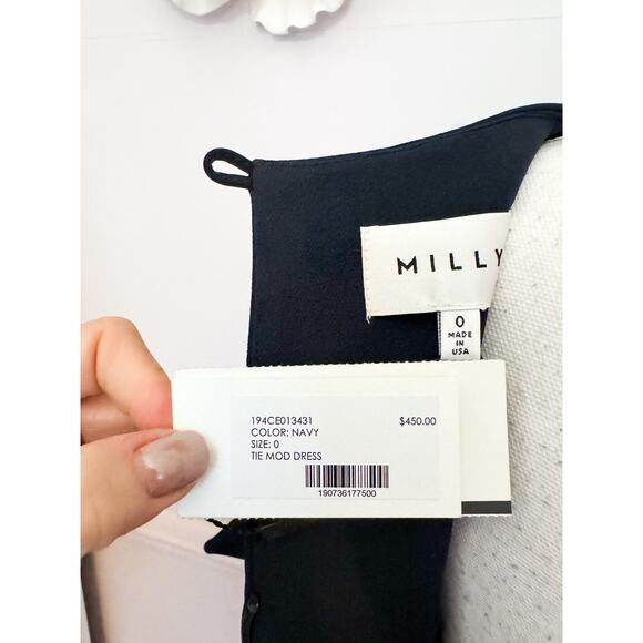 Milly The Mod Dress in Navy Size 0 NWT - Picture 6 of 7